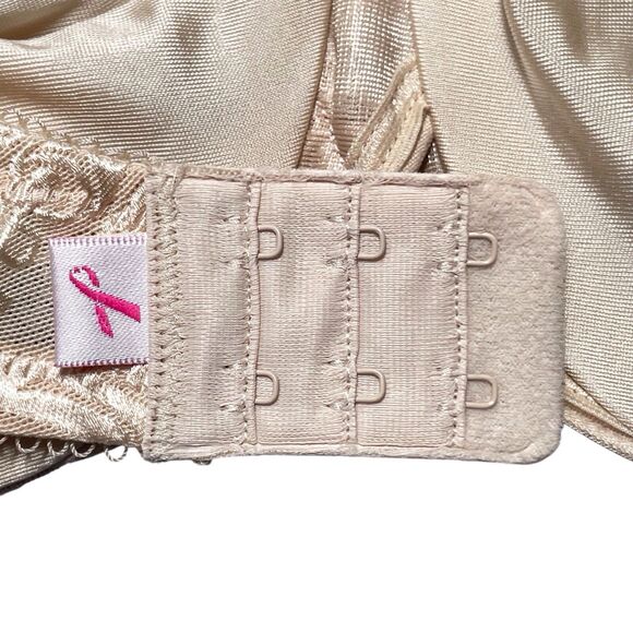 *** Full Figure Underwire Bra Beige - Picture 3 of 4